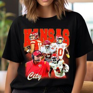 Kansas City Football Vintage Bootleg T Shirt Retro Graphic Fan Gift Sports Team